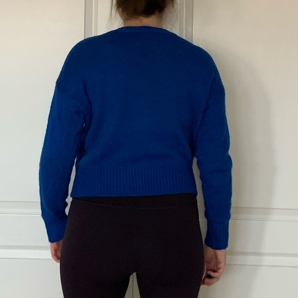 Royal blue knit sweater - Picture 5 of 5